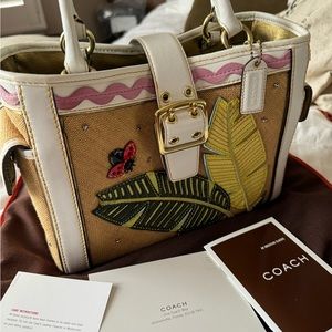 Vintage Coach ladybug handbag